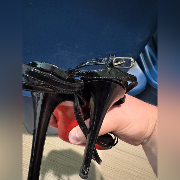 Christian Louboutin Black Patent Leather Heels - Picture 10 of 10